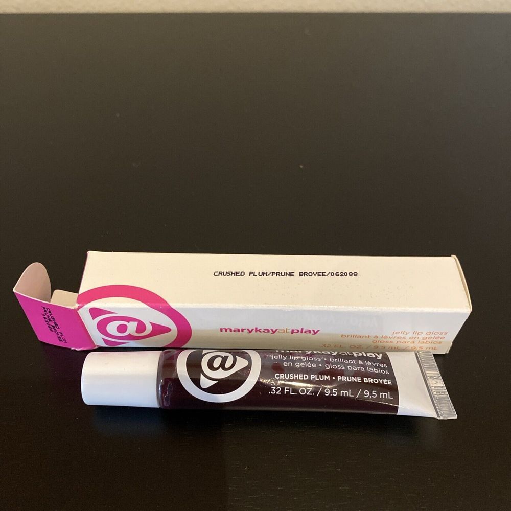 Mary Kay At Play Jelly Lip Gloss .32‎ fl oz Crushed Plum 062088 New in Box